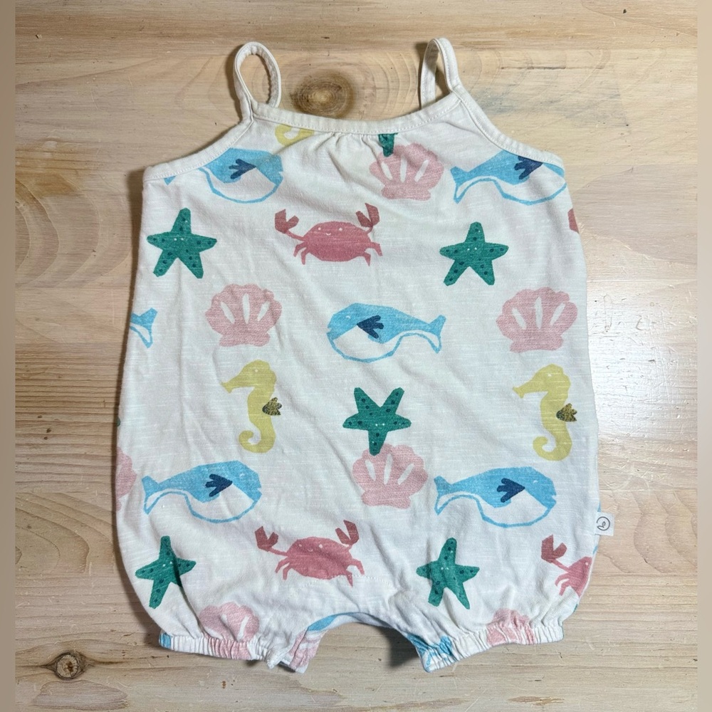 Organic by Carter’s 
Sea Creature Baby Romper